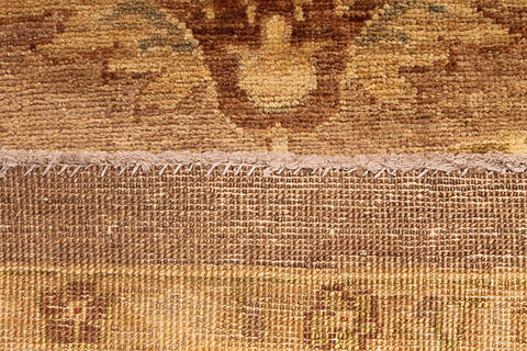 Ziegler Brown Hand Knotted 120 X 149 Area Rug 254-136518 Image 1