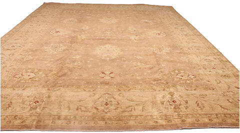 Ziegler Brown Hand Knotted 120 X 149 Area Rug 254-136518 Image 6