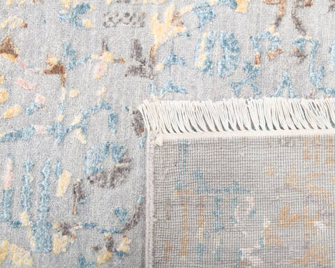 Modern Multicolor Hand Knotted 80 X 103 Area Rug 904-136530 Image 3