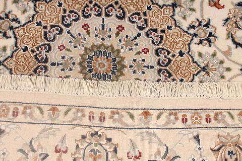 Nain White Hand Knotted 43 X 61 Area Rug 254-136538 Image 1