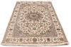 Nain White Hand Knotted 43 X 61  Area Rug 254-136538 Thumb 5