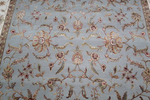 Jaipur Blue Hand Knotted 82 X 102 Area Rug 905-136542 Image 4