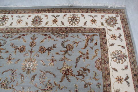 Jaipur Blue Hand Knotted 82 X 102 Area Rug 905-136542 Image 6