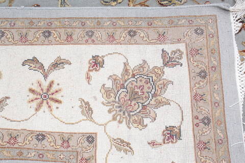 Jaipur Blue Hand Knotted 82 X 102 Area Rug 905-136542 Image 9