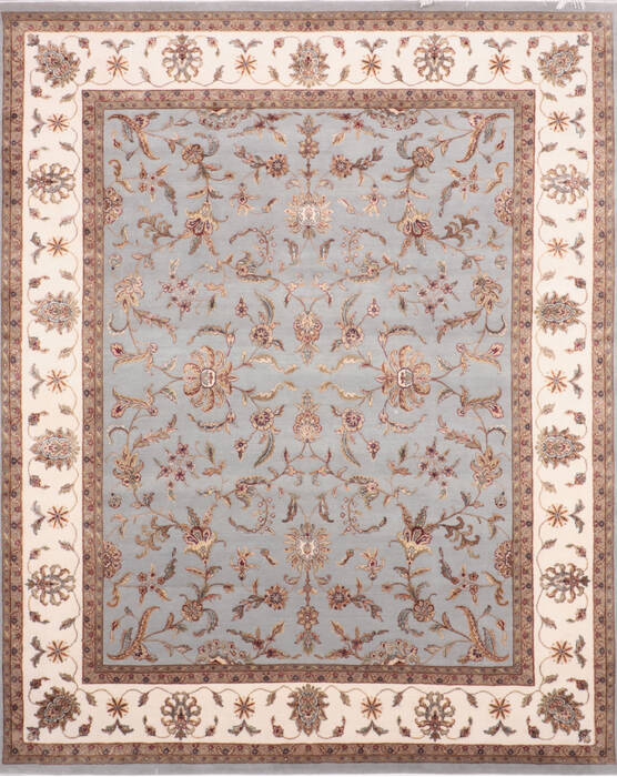 Jaipur Blue Hand Knotted 82 X 102 Area Rug 905-136542 Image 0