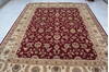 Jaipur Red Hand Knotted 81 X 103  Area Rug 905-136544 Thumb 7