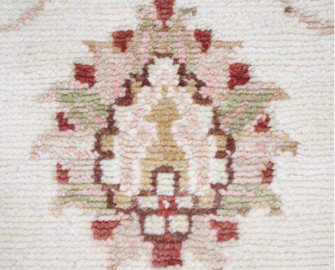 Vintage Beige Hand Knotted 40 X 47 Area Rug 904-136560 Image 6