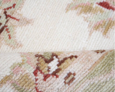 Vintage Beige Hand Knotted 40 X 47 Area Rug 904-136560 Image 7