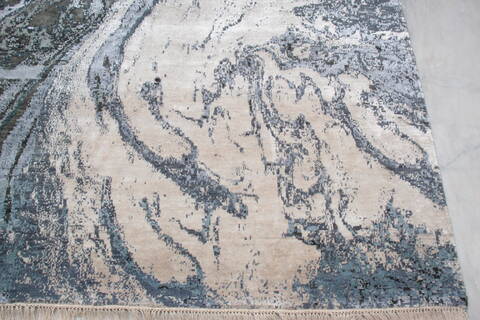 Jaipur Grey Hand Knotted 91 X 121 Area Rug 905-136561 Image 3