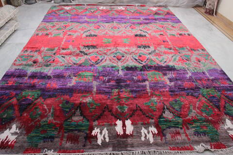Jaipur Multicolor Hand Knotted 90 X 125 Area Rug 905-136562 Image 1
