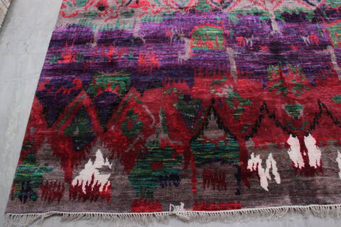 Jaipur Multicolor Hand Knotted 90 X 125 Area Rug 905-136562 Image 2