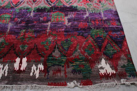 Jaipur Multicolor Hand Knotted 90 X 125 Area Rug 905-136562 Image 3