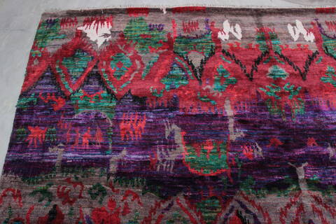 Jaipur Multicolor Hand Knotted 90 X 125 Area Rug 905-136562 Image 5