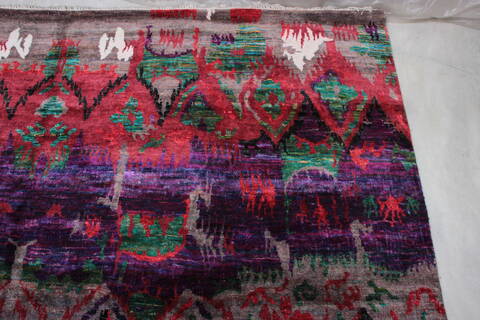 Jaipur Multicolor Hand Knotted 90 X 125 Area Rug 905-136562 Image 6