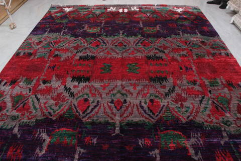Jaipur Multicolor Hand Knotted 90 X 125 Area Rug 905-136562 Image 7