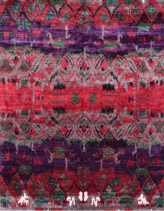 Jaipur Multicolor Hand Knotted 90 X 125 Area Rug 905-136562 Image 0