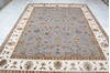 Jaipur Blue Hand Knotted 81 X 101  Area Rug 905-136621 Thumb 7