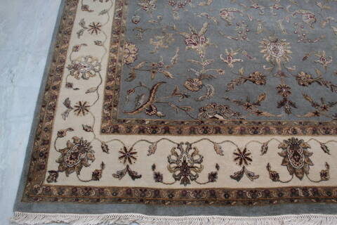 Jaipur Blue Hand Knotted 80 X 100 Area Rug 905-136622 Image 2