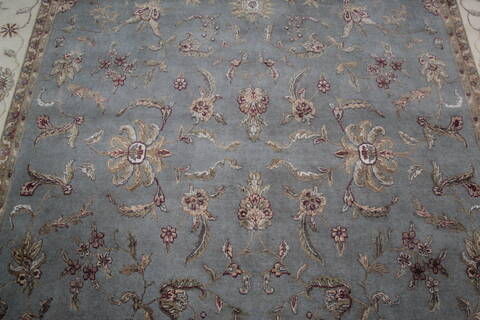 Jaipur Blue Hand Knotted 80 X 100 Area Rug 905-136622 Image 4