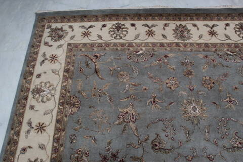 Jaipur Blue Hand Knotted 80 X 100 Area Rug 905-136622 Image 5