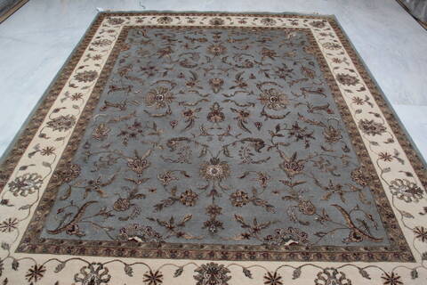 Jaipur Blue Hand Knotted 80 X 100 Area Rug 905-136622 Image 7