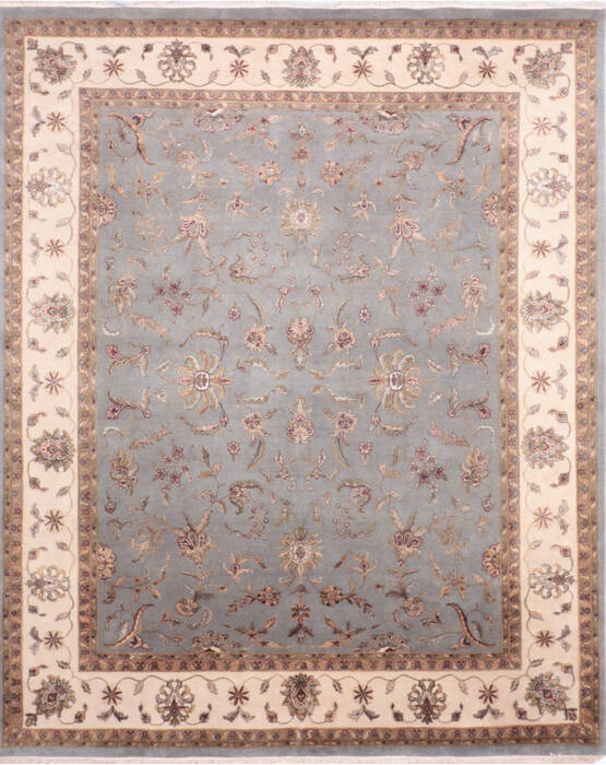 Jaipur Blue Hand Knotted 80 X 100 Area Rug 905-136622 Image 0