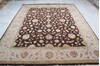 Jaipur Brown Hand Knotted 81 X 101  Area Rug 905-136624 Thumb 1