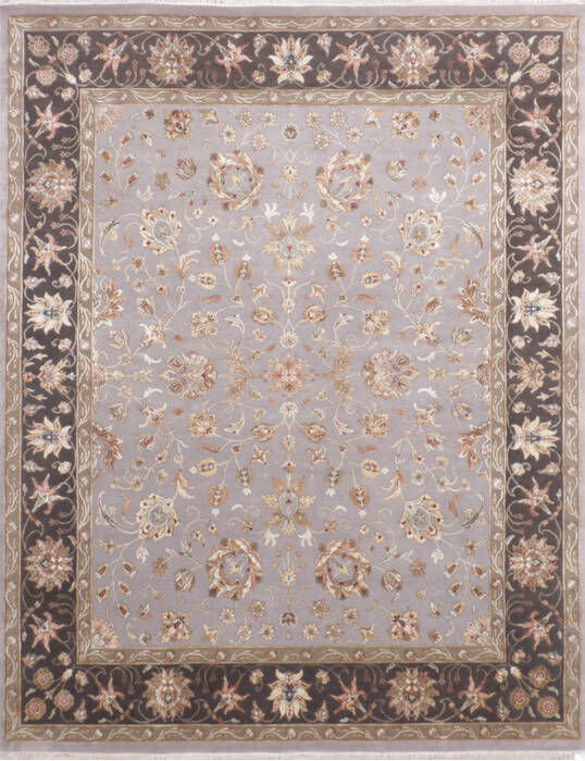 Jaipur Grey Hand Knotted 80 X 103 Area Rug 905-136626 Image 0