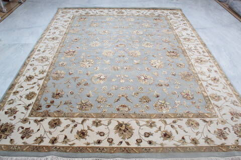 Jaipur Blue Hand Knotted 711 X 102 Area Rug 905-136631 Image 1