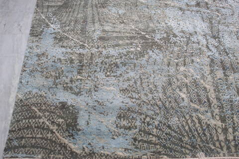 Jaipur Blue Hand Knotted 90 X 120 Area Rug 905-136637 Image 2