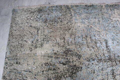 Jaipur Blue Hand Knotted 90 X 120 Area Rug 905-136637 Image 5