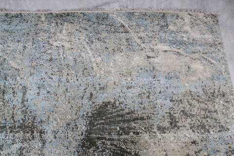 Jaipur Blue Hand Knotted 90 X 120 Area Rug 905-136637 Image 6