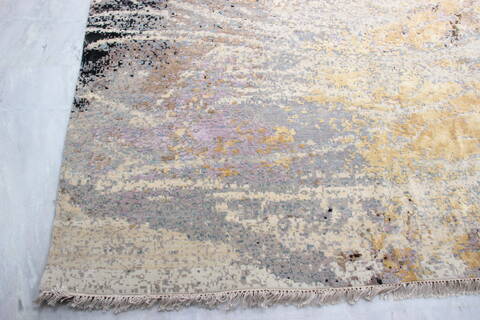 Jaipur White Hand Knotted 80 X 100 Area Rug 905-136639 Image 2