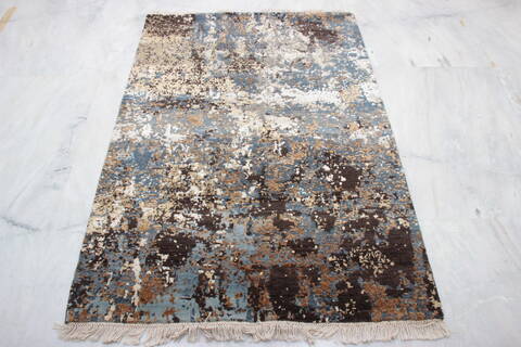 Jaipur Multicolor Hand Knotted 40 X 60 Area Rug 905-136640 Image 2