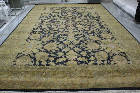 Jaipur Blue Hand Knotted 121 X 1710 Area Rug 905-136645 Image 1