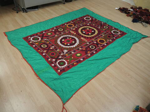 Other Red Oval Hand Made 58 X 68 Area Rug 100-136655 Image 2