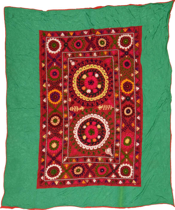 Other Red Oval Hand Made 58 X 68 Area Rug 100-136655 Image 0