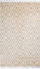 Moroccan White Hand Knotted 64 X 102  Area Rug 700-136728 Thumb 0