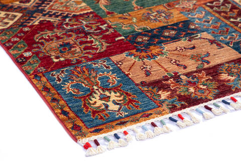 Chobi Multicolor Hand Knotted 58 X 79 Area Rug 700-136732 Image 3