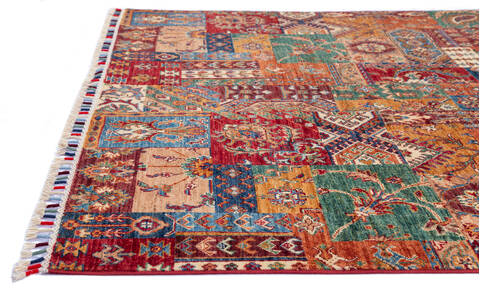 Chobi Multicolor Hand Knotted 58 X 79 Area Rug 700-136732 Image 6