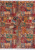 Chobi Multicolor Hand Knotted 58 X 79  Area Rug 700-136732 Thumb 0