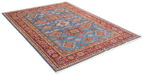 Kazak Blue Hand Knotted 59 X 711 Area Rug 700-136735 Image 2