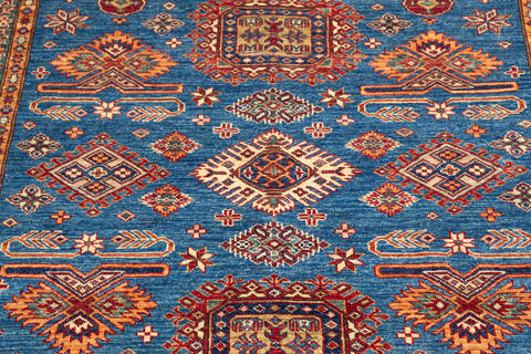 Kazak Blue Hand Knotted 59 X 711 Area Rug 700-136735 Image 4