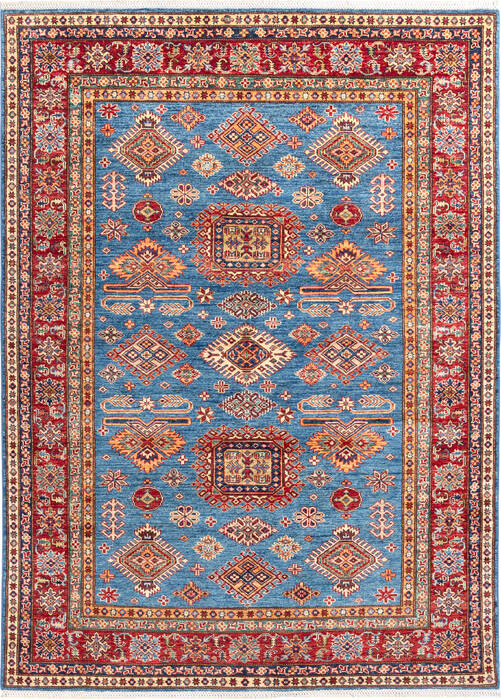 Kazak Blue Hand Knotted 59 X 711 Area Rug 700-136735 Image 0