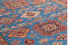 Kazak Blue Hand Knotted 59 X 711 Area Rug 700-136735 Thumb 3