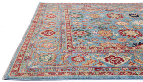 Chobi Blue Hand Knotted 67 X 95 Area Rug 700-136738 Image 5