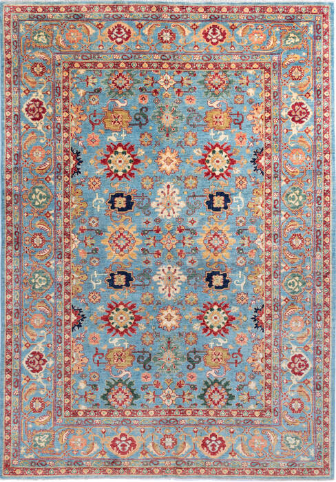 Chobi Blue Hand Knotted 67 X 95 Area Rug 700-136738 Image 0