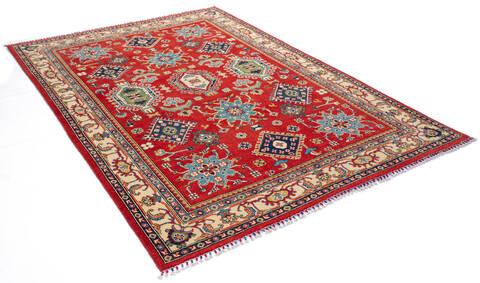 Kazak Red Hand Knotted 60 X 86 Area Rug 700-136739 Image 3
