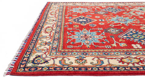 Kazak Red Hand Knotted 60 X 86 Area Rug 700-136739 Image 5