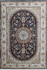 Nain Blue Hand Knotted 66 X 99  Area Rug 902-136758 Thumb 0
